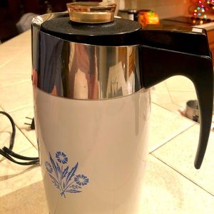 Corningware percolator with stamp